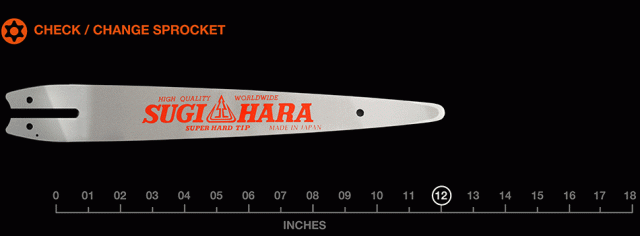 [S0/S1-12] SL2A-4P30-A Sugihara Tough Carver R7 Tip 12"[30cm] 1/4 .043 64 drive links [x30 ADDITIONAL Expected 25th June 2025] - Image 2