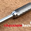 A4.0 4.0mm[5/32"] Carbide Sharpening Burr - Sharpens 3/8 Lo Pro and 1/4 .050[1.3mm]