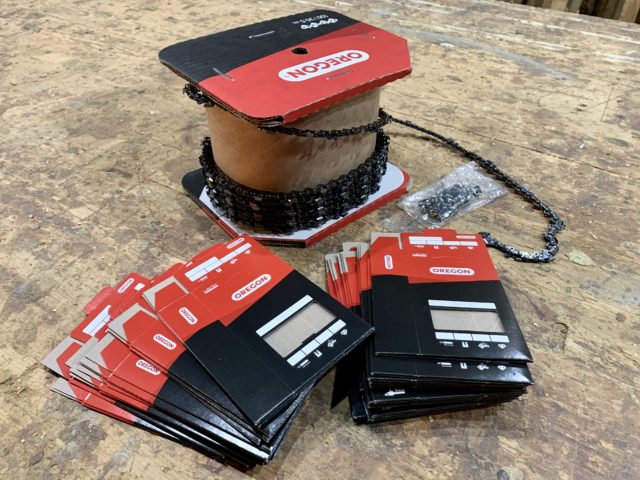 75EXL100R Oregon Next Generation Chisel 3/8 .063[1.6mm] 100ft Reel = 1640 Drive Links[includes joiners and tie straps]