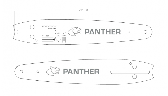 [HUSKY0] E08-D2-42K-CV-1 [HUSQVARNA] [536Li and T536Li Must Have 1/4 Drive Sprocket Fitted] 8"[20cm] Panther Mini Husky T525, 536Li, T536Li XP 1/4 .043 50 drive links