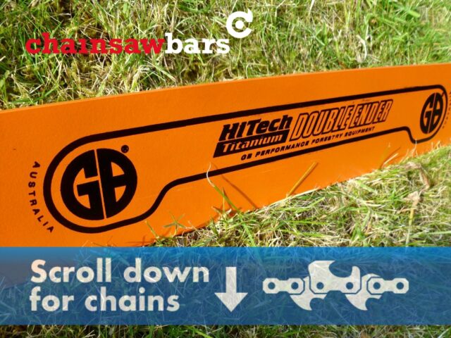 HSDS98-63D GB 98"[249cm] Double Ended Milling Bar - Max Milling Width 84"[212cm] Logs .404 .063 254 drive links