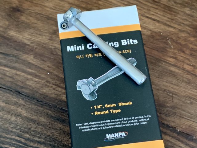 MP21-24-SCR-1/4 Manpa Mini Carving Bit - Round Type With 1/4" Shank - Image 7