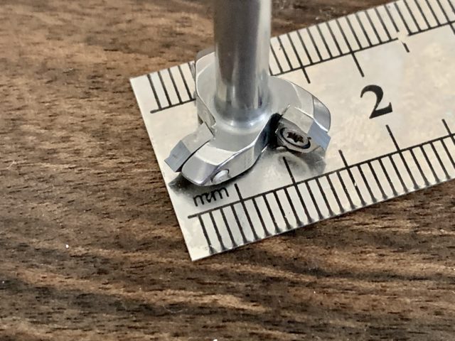 MP21-24-SCT-1/4 Manpa Mini Carving Bit - Triangular Type With 1/4" Shank - Image 4