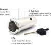 MP21-8-2 Manpa Hole Cutter 2"[5cm] - Image 6