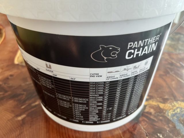 P-325-063-FSR-100FT Panther Full Skip Ripping Chain .325 .063[1.6mm] 100ft Reel = 1840 Drive Links - Image 3
