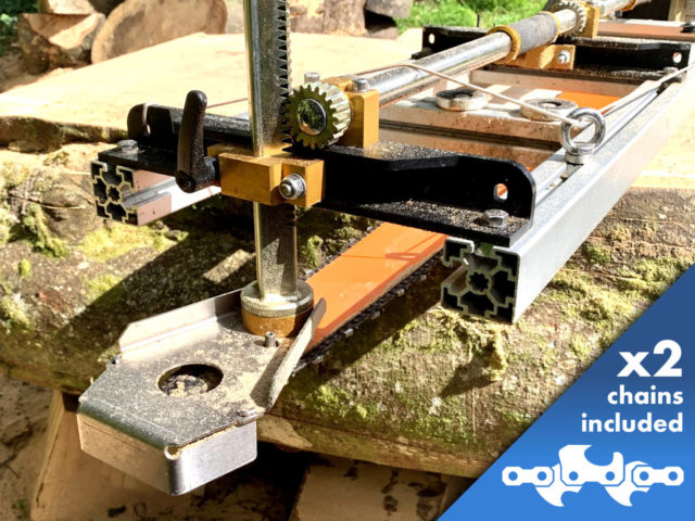 PM80-GB74 Panther Horizon Heavy Chainsaw Mill 80"[200cm] WITH GB 74"[188cm] Milling Bar .404 .063 196 drive links