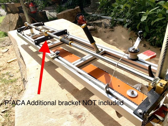 PM80-GB74 Panther Horizon Heavy Chainsaw Mill 80"[200cm] WITH GB 74"[188cm] Milling Bar .404 .063 196 drive links - Image 20