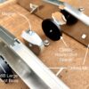 PXL-SKID-SM Panther Extra Long Pivoting Skid Assembly [SMALL 30MM MILLS] [Expected 26th Sept 2023] - Image 2