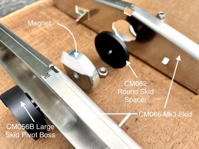 PXL-SKID-SM Panther Extra Long Pivoting Skid Assembly [SMALL 30MM MILLS] [Expected 26th Sept 2023] - Image 2