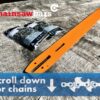 [S4-NS] SNHS30-50WR-KIT 30"[76cm] GB Lo Pro Milling Bar[Single Slot]+Chains Kit 3/8 Lo Pro .050 98 drive links