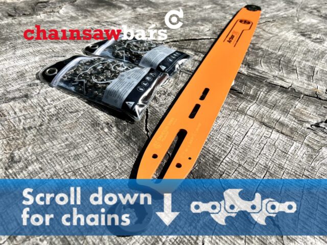[H3-NS] UHDS25-50WR-KIT 24"[63cm] GB Lo Pro Milling Bar[Double Slot]+Chains Kit Husqvarna K095 3/8 Lo Pro .050 84 drive links