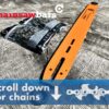 [H3-NS] UHDS28-50WR-KIT 28"[71cm] GB Lo Pro Milling Bar[Double Slot]+Chains Kit Husqvarna K095 3/8 Lo Pro .050 92 drive links
