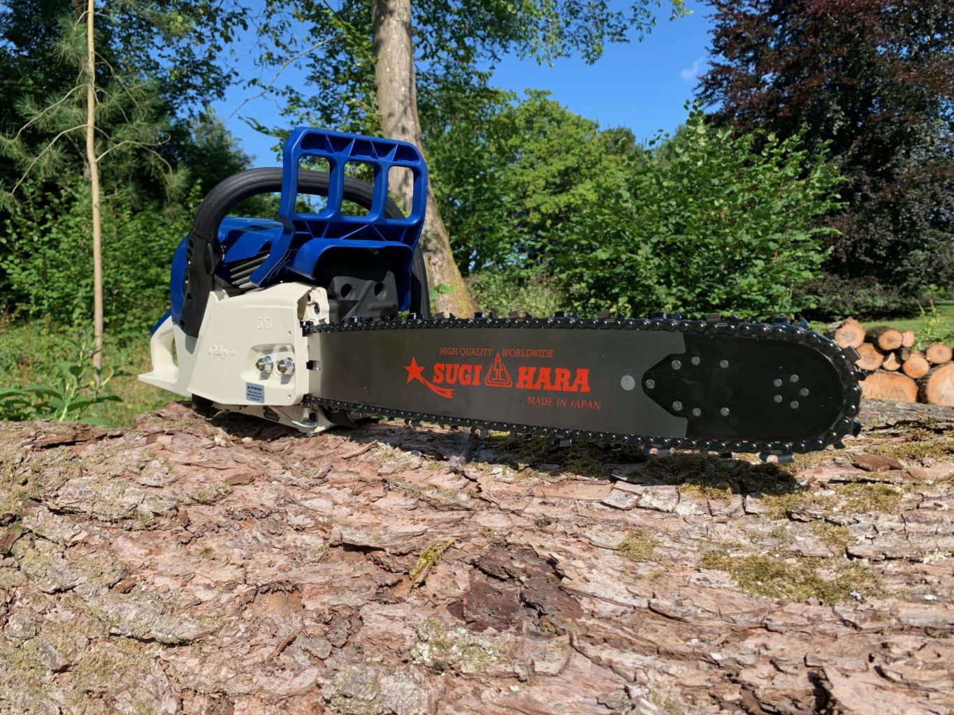 Z6501 Zomax 65cc Saw Fitted With VT3T8Q45A Sugihara Pro Solid 18[45cm