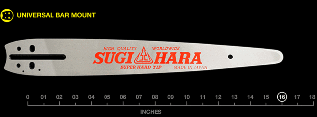 [MULTI1] BN6A-0X40T-A Sugihara Tough Carver Dime Tip 16"[40cm] 1/4 .050 84 drive links