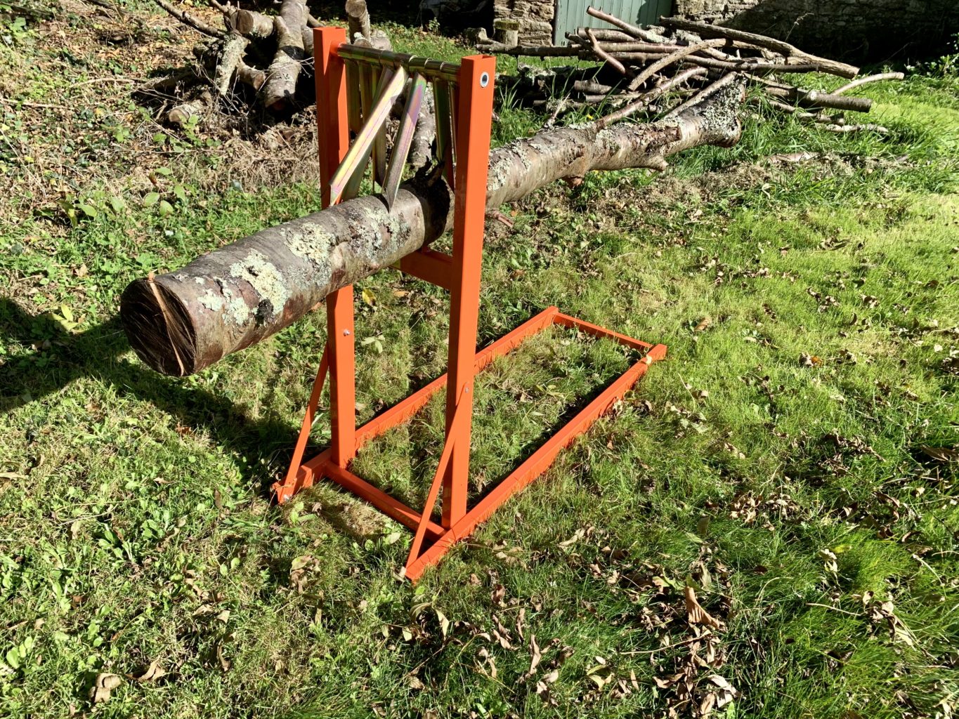 SMLS Log Sawing Stand. Versatile log stand that comes assembled.