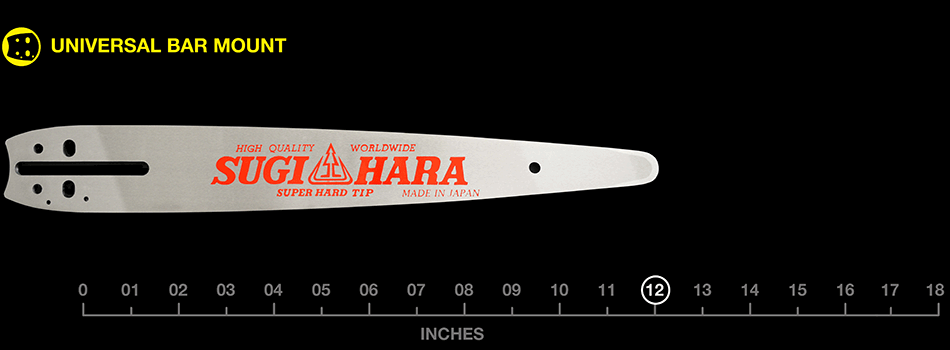 BN6A-0X25T-A Sugihara 10″ Pro Solid Dime Tip Tough Carver